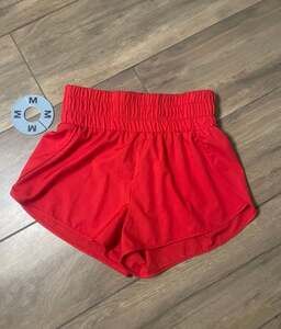 Pace Running Short Red